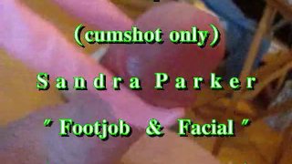 BBB preview: Sandra Parker "Footjob & Facial in pink" (alleen cumshot)