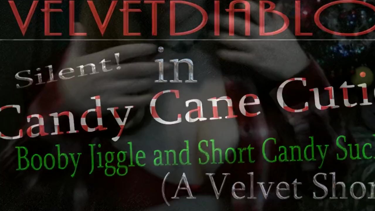 Candy Cane Cutie Playing with Boobs and Sucking Candy ~a Velvet Short~ -  Pornhub.com