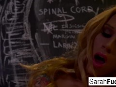 Sara Jessie masturbates in a jail cell