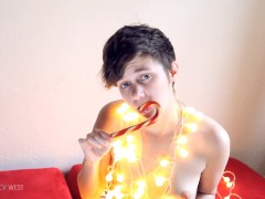 Candy Cane XXX-Mas Fun  Christmas  Xmas  Sucking