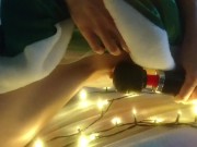 Preview 4 of little christmas elf cums hard | Christmas Special