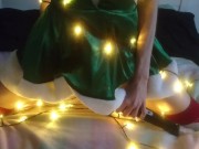 Preview 5 of little christmas elf cums hard | Christmas Special