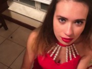 Preview 2 of Most cuties teen girl gives the most amazing blowjob
