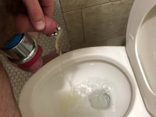 Prince Albert Piss, with my ball stretchers on of course