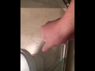 Bathroom masturbation