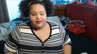 Fat Ebony Rubs Her Clit To Orgasm In Her First Video After Turning 21