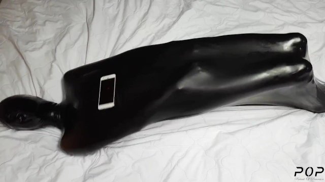 Watch Bondage Video:Miss Perversion, Teased & Breath Controlled in a Latex!