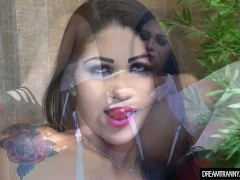 Shemale Larissa Albuquerque dildo action