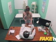 Preview 6 of Fake Hospital Dirty Doc stuffs his big dick into patients tight wet pussy
