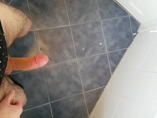 Hands free huge cum