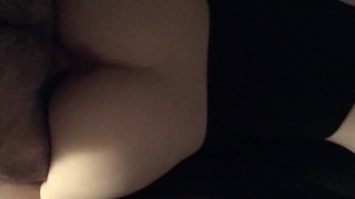 Fucking babe from behind until I cum