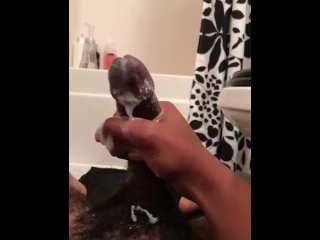 Playing around in the bathroom