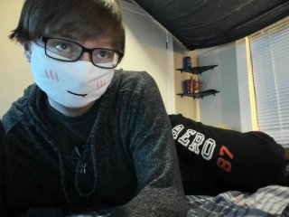Cute Femboy Twink Plays with New Toy
