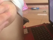 Preview 2 of Math tutor play with my tits for class discounts