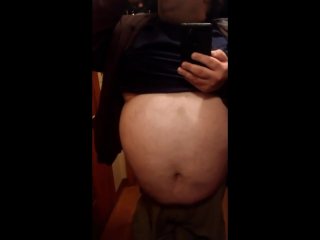 fat guy, belly bloat, fetish, kink
