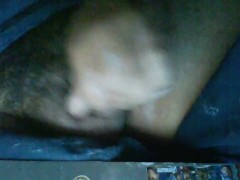 Masturbating While step Aunt Cleans My Room
