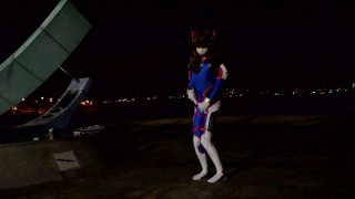 Turning On The Self-Cumming Sequence For A Japanese Transvestite As DVA