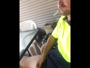 Preview 6 of Aussie Tradie Soft Piss On Smoke Break