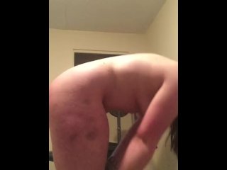 big botty thick white slut fucks herslef and_dances in striptease amateur