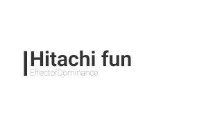 Teaser - hitachi fun