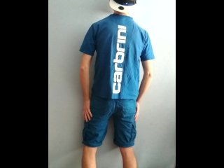 Preview Cargo Shorts Sneakers Jerk Off & Cum