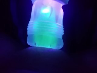 Glow in the Dark condom, Fleshlight fucking cumplay