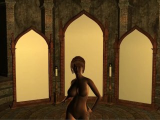 big boobs, magic mirror hentai, masturbation, solo female