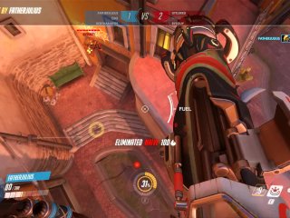 Overwatch Lesbian Double Team