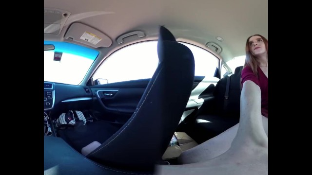 360 VR Автомобильная Мастурбация