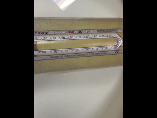 Pissing in a penis pump