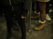 Preview 4 of No Pants Subway Ride Challenge with Asa Akira and Subway Creatures