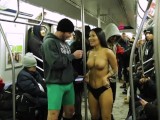 No Pants Subway Ride Challenge with Asa Akira and Subway Creatures