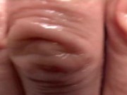 Preview 2 of extreme close up of ball massage (erotic art)
