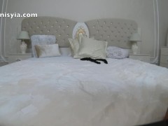 Anisyia Jasmin 4k60fps closeup soaked in oil panties