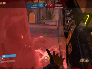 Двойное проникновение Overwatch Роковая вдова