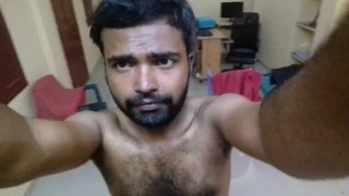 143-Second Male Desi Indian Selfie Video