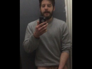 Cute Boy Cum on Mirror
