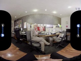 BaDoinkVR.com Busty Spex Office Slut Bridgette B Rides Your Cock