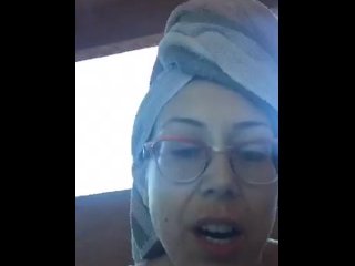 Cute Emo Girl Smokes Cig & More On Show Off Big Hard Nipples