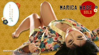 VRHUSH Asian beauty Marica Hase masturbating