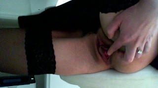 Day 43 Masturbation At Work Spread Ass And Pussy