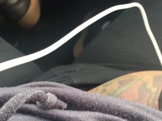 Cumming in my new Car at the Park