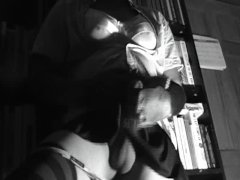 Kitty in black & white