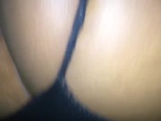 Preview 3 of Thot skipping class pulled panties side, Quick nut b4 Daddy CUMMS home