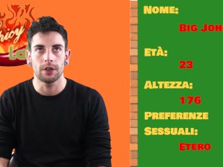 Italian milf fucks big cock