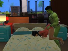 Black Hulk Smash Sims 4