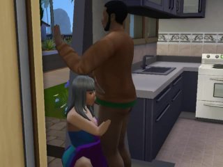 mature latina givinggood brains_Sims 4