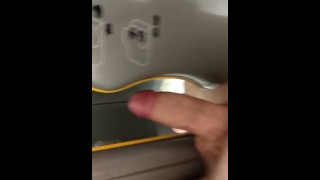 Drying my boner in a public hand dryer
