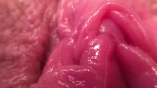 My Dripping Pulsating Pussy In Macro Super Close Up