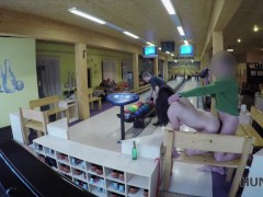 HUNT4K. Sex in a bowling place - I've got strike!